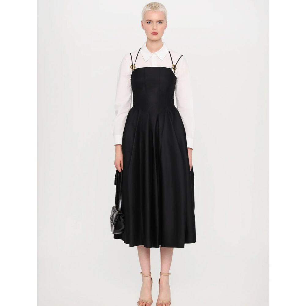 STINE GOYA Double Strap High-Volume Dress